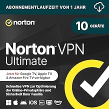 Norton VPN Ultimate 2026 | 10 Geräte | 1 Jahr | Aktivierungscode per E-Mail
