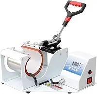 PRENSA TÉRMICA BRANCA PARA SUBLIMAÇÃO EM CANECAS SQUEEZES COPOS - 220V