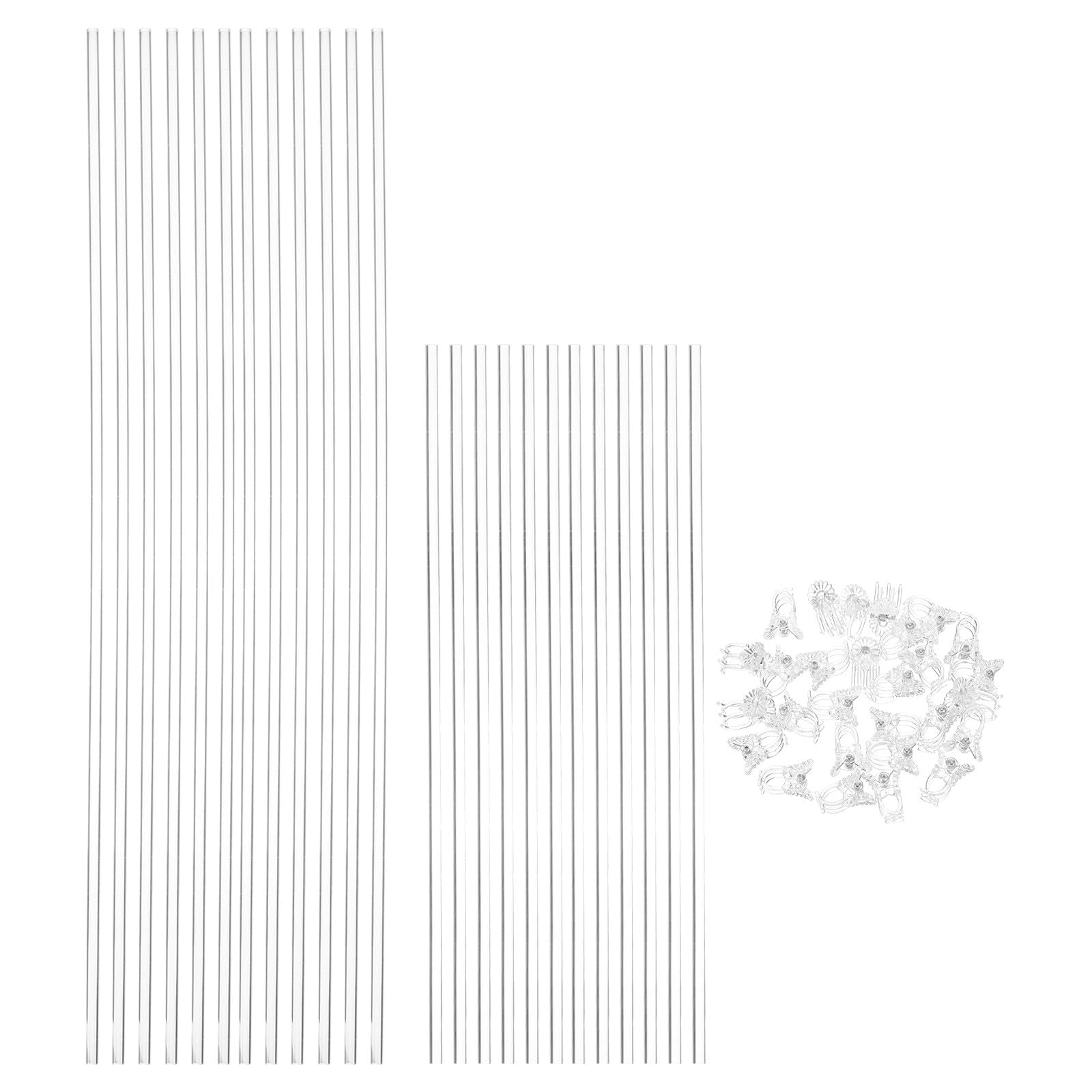 Tuteurs de jardin robustes pour redresser vos plantes tombantes grâce au lot de 30 tuteurs