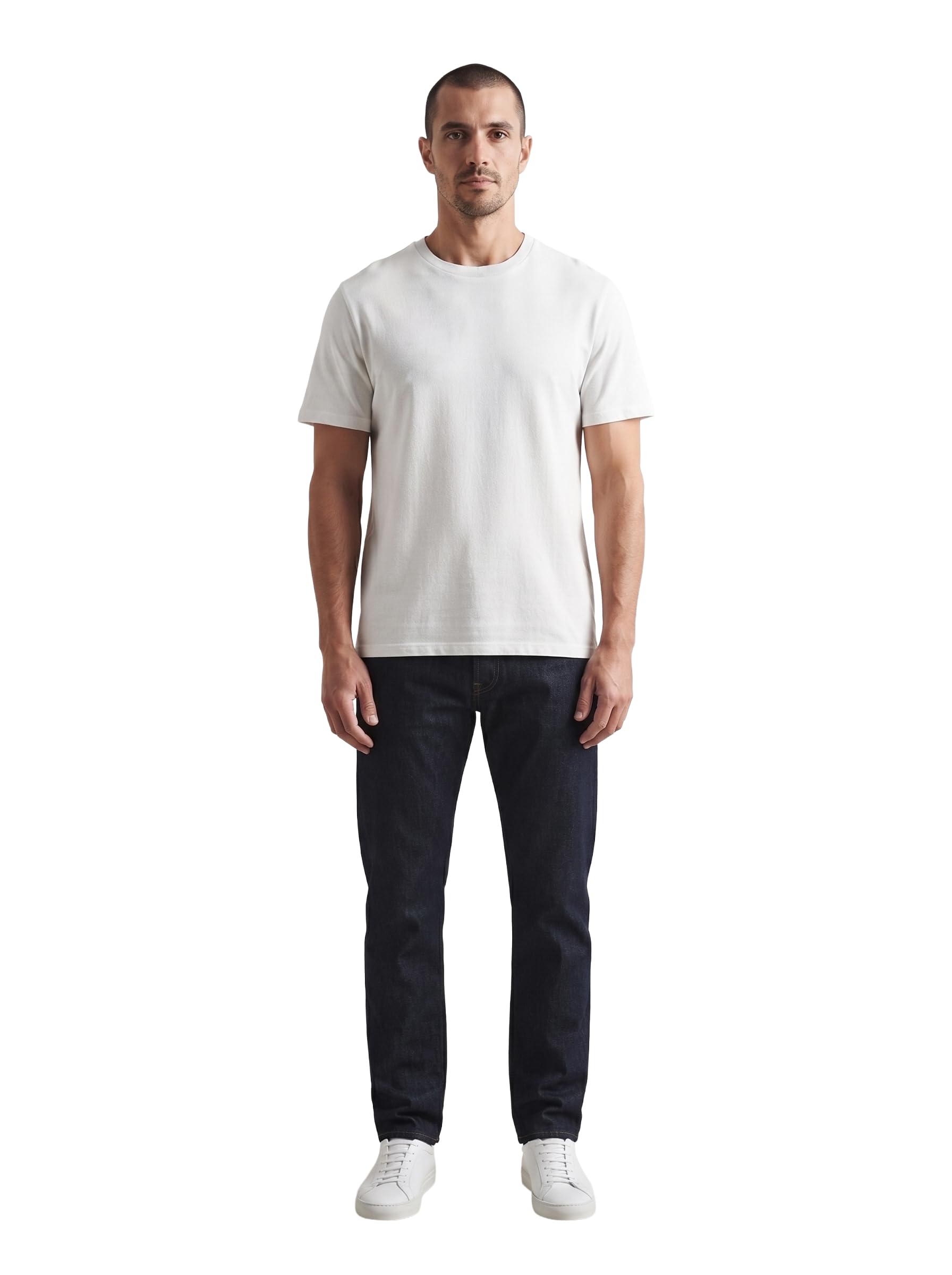 Men T Shirt (Plain - White)-picture-36