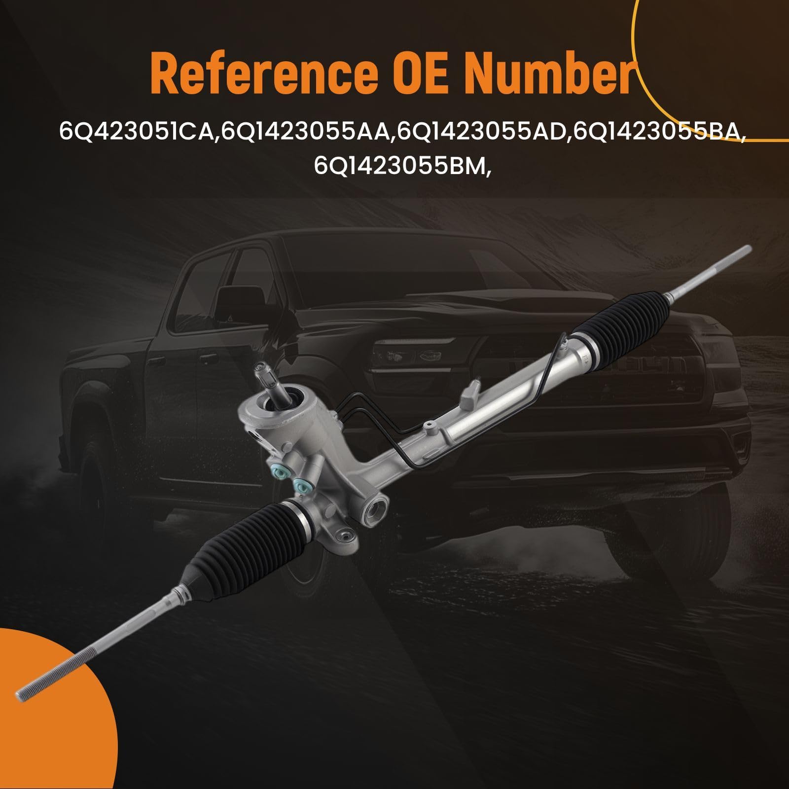 maXpeedingrods Transmisión asistida para Seat, Skoda, VW Polo/Fox/Ibiza/Fabia (1999-2019), 6Q1423051CA, 6Q1423055Q, 6Q1423062F, 6Q1423061S, 6Q1423061SX, 6Q1423061SX, 6Q142303061SX 62FX, 62FX Q1423061N