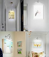 Vista 8 de BIGLIGHT - Luz LED inalámbrica a pilas para cuadros, con temporizador y regulador de intensidad, cabezales de luz giratorios con 3 modos