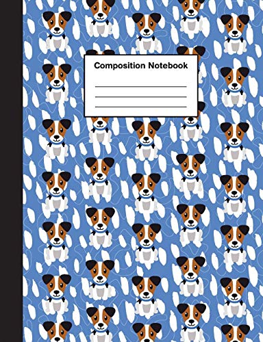 Composition Notebook: Cute Jack Russell Terrier Puppy Notebook: For Kids, Boys, Girls, Elementary School, College, Journal, Gifts: Wide Ruled 110 Pages image 3
