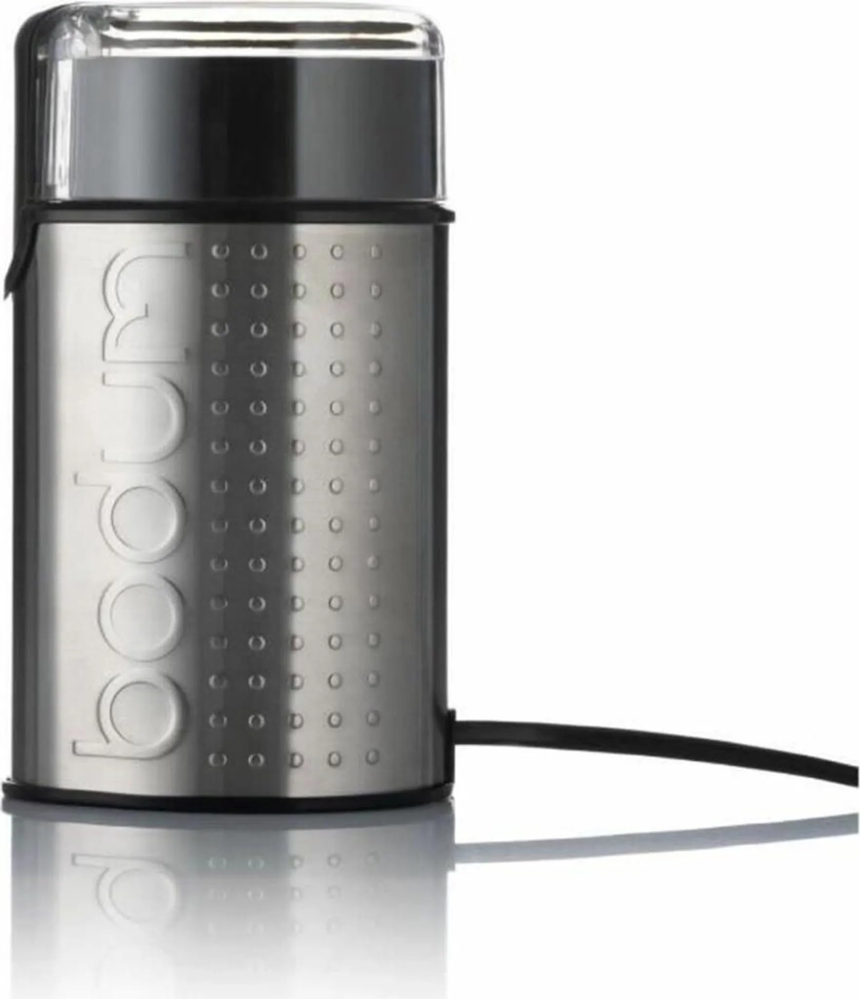 Bodum 11160-57EURO-4PL BISTRO elektryczny młynek do kawy, 150 W, stal nierdzewna, chrom matowy
