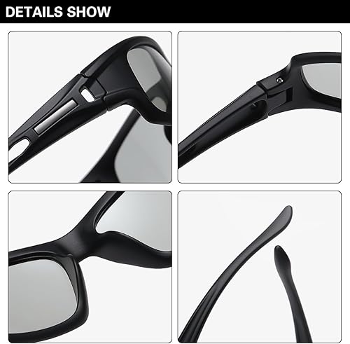 Miniatura 4 de YIMI Polarized Photochromic Driving z87 Sunglasses For Men Women Day and Night safety glasses