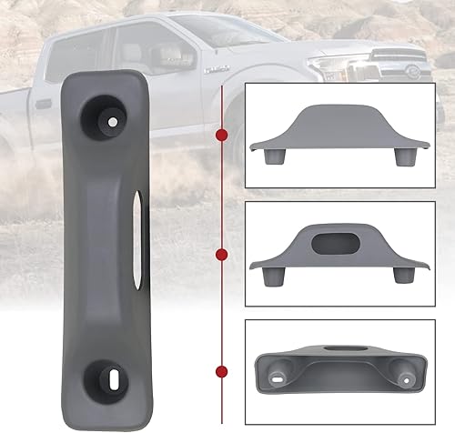 Miniatura 4 de TQPONLY Headliner - Cubierta superior izquierda para puerta lateral del conductor (gris) compatible con Ford F150 Lincoln Mark LT 2004-2008