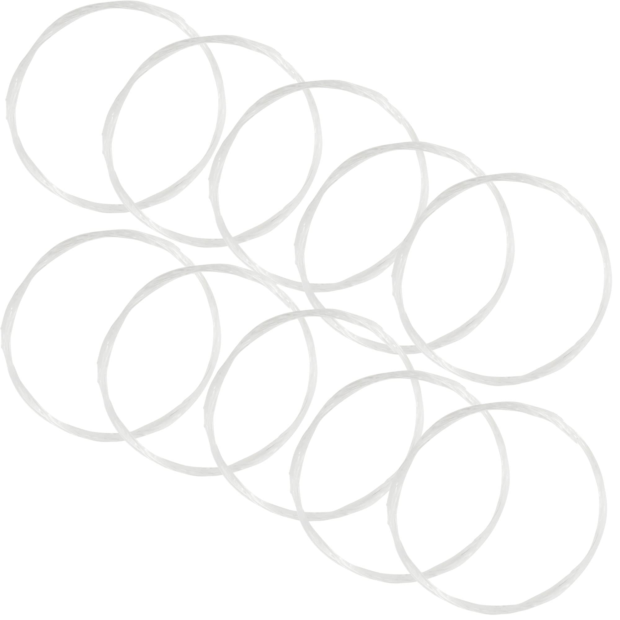 Set Di Corde Per Ukulele Classic Cantabile In Nylon Trasparente, Set Da 10 | Calibri 024, Lunghezza Per Corda: Circa 60 cm, Set Completo Con 4 Corde, Corde Per Ukulele Soprano E Da Concerto, Set Da 10