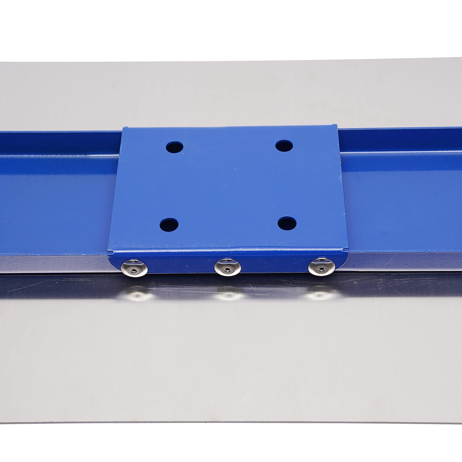 Paleta de albañilería de hormigón + 3 x 1,8 m mango extraíble, juego de cuchillos de limpieza de hormigón lisos, distribuidor de hormigón para acabado, alisado