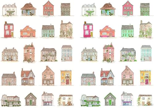 Seasonstorm Cartoon House Kawaii - Agenda de arte pastel, agenda de diario, calcomanías de papelería