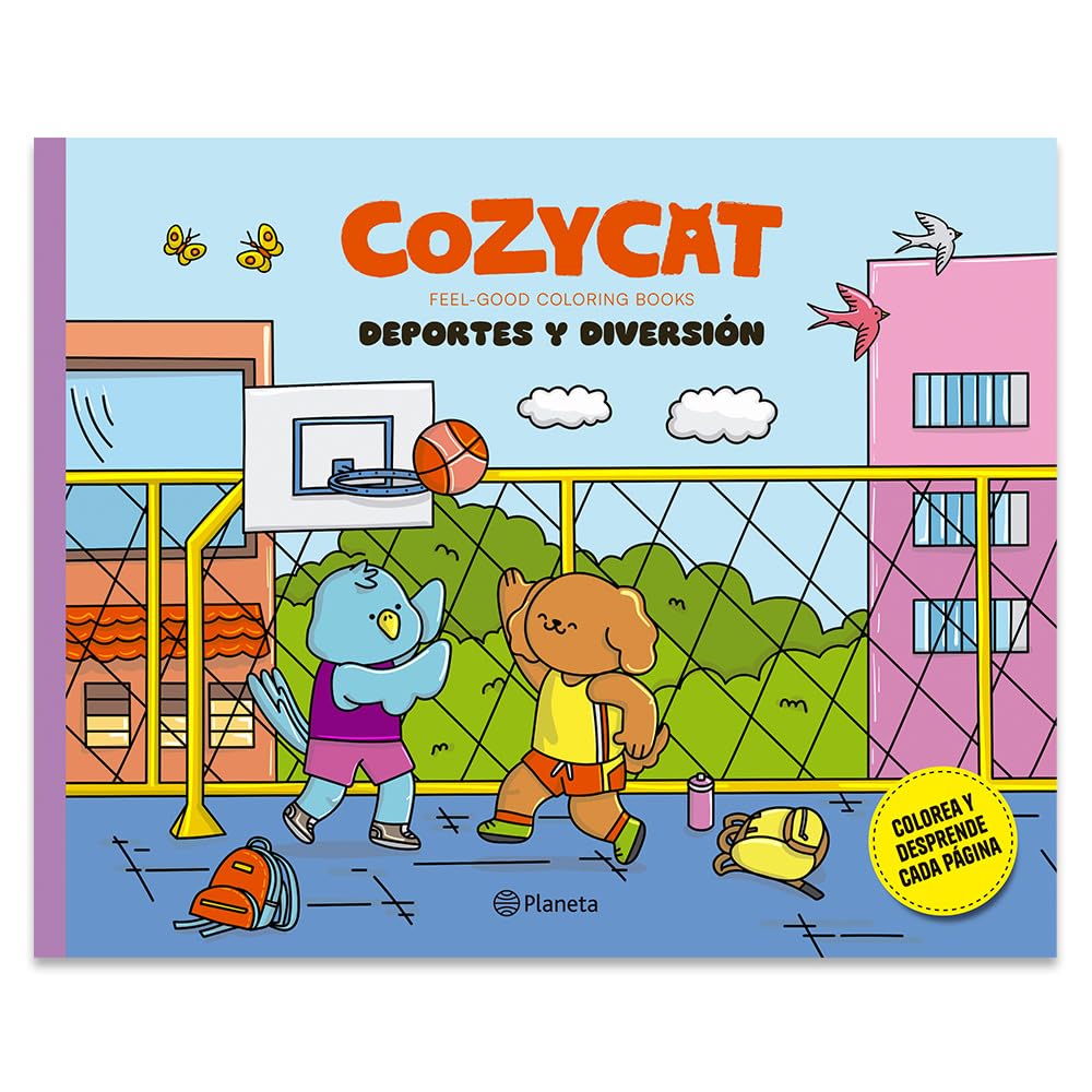 Cozy Cat 10. Deportes Y Diversión / Cozy Cat 10. Sports and Fun (Feel-Good Coloring Books)