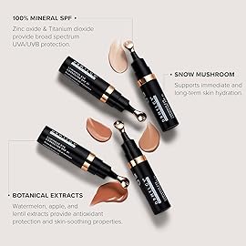 DRMTLGY Luminous Tinted Under Eye Cream Color Corrector SPF 41 for Dark Circles, Anti-Aging, Hydrating Eye Serum with Peach Undertone, Fair