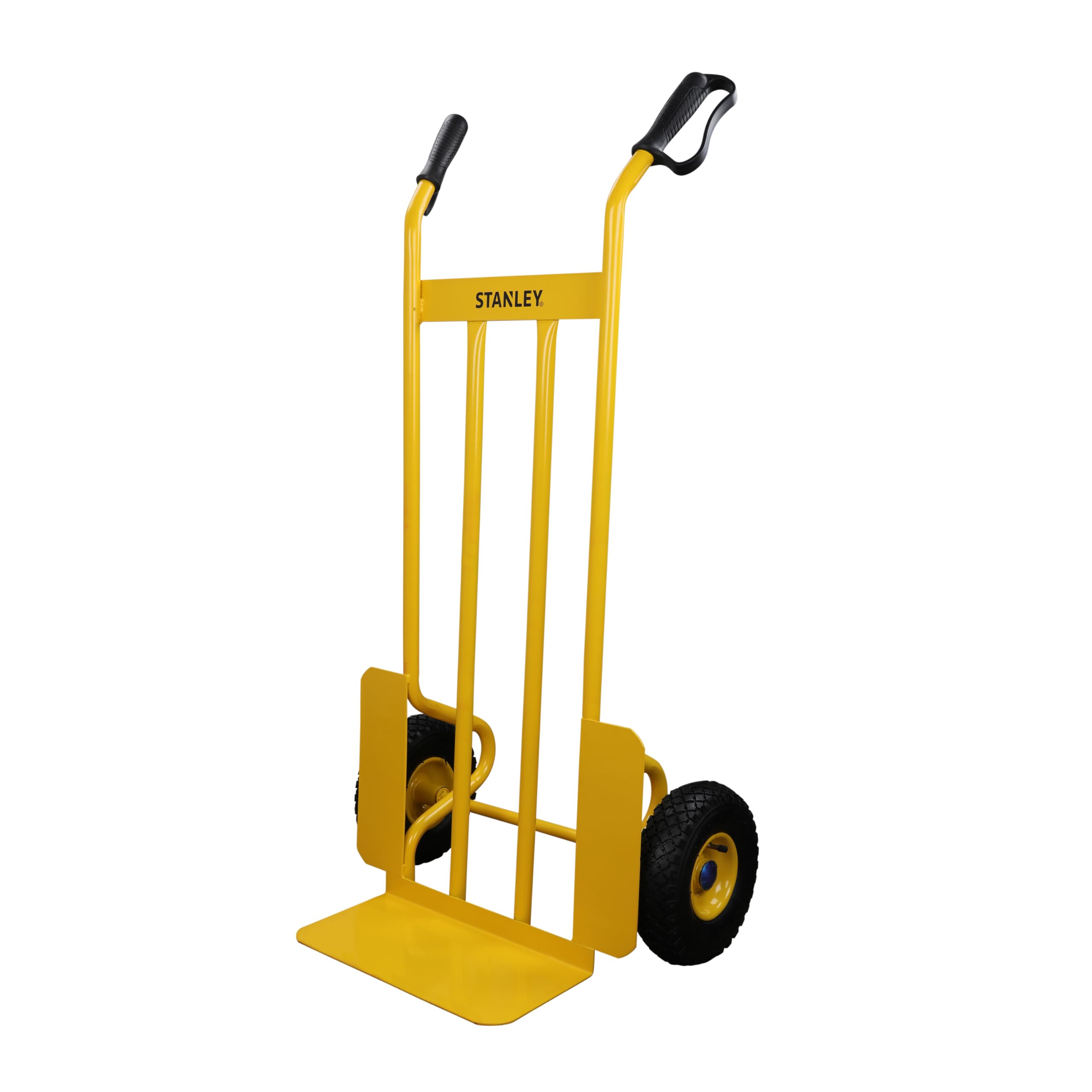 Stanley SXWT-HT526 Steel Handtruck,300kg Load Capacity,10"(260mm) Pneumatic Wheels,Ergonomic Handle with Knuckle Protection,Ideal for Moving Heavy Loads, Boxes & Furniture, Dimensions: 46.5x62x118 cm-image-44