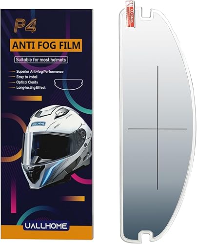 Protector de visera universal para casco de motocicleta de cara completa, lente resistente a la niebla, inserto de visera transparente, película