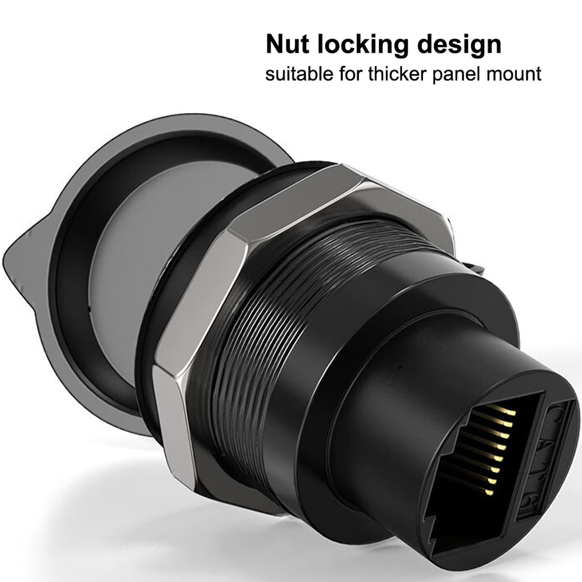 Adattatore RJ45 Femmina-Femmina Greluma | Per Pannelli CAT5/5E/6 Con Cappuccio Antipolvere Impermeabile - Foto 8