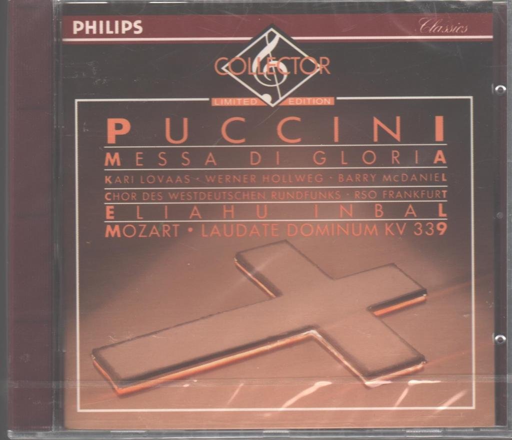 Messa De Gloria [Audio CD] Puccini; Lovaas and Inbal