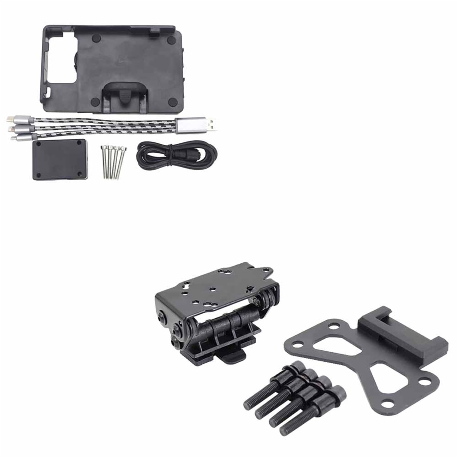 Support De Téléphone avec Chargeur USB pour GPS Adventure Et Navigation Moto pour BMW F650GS, F700GS, F800GS F 800 GS