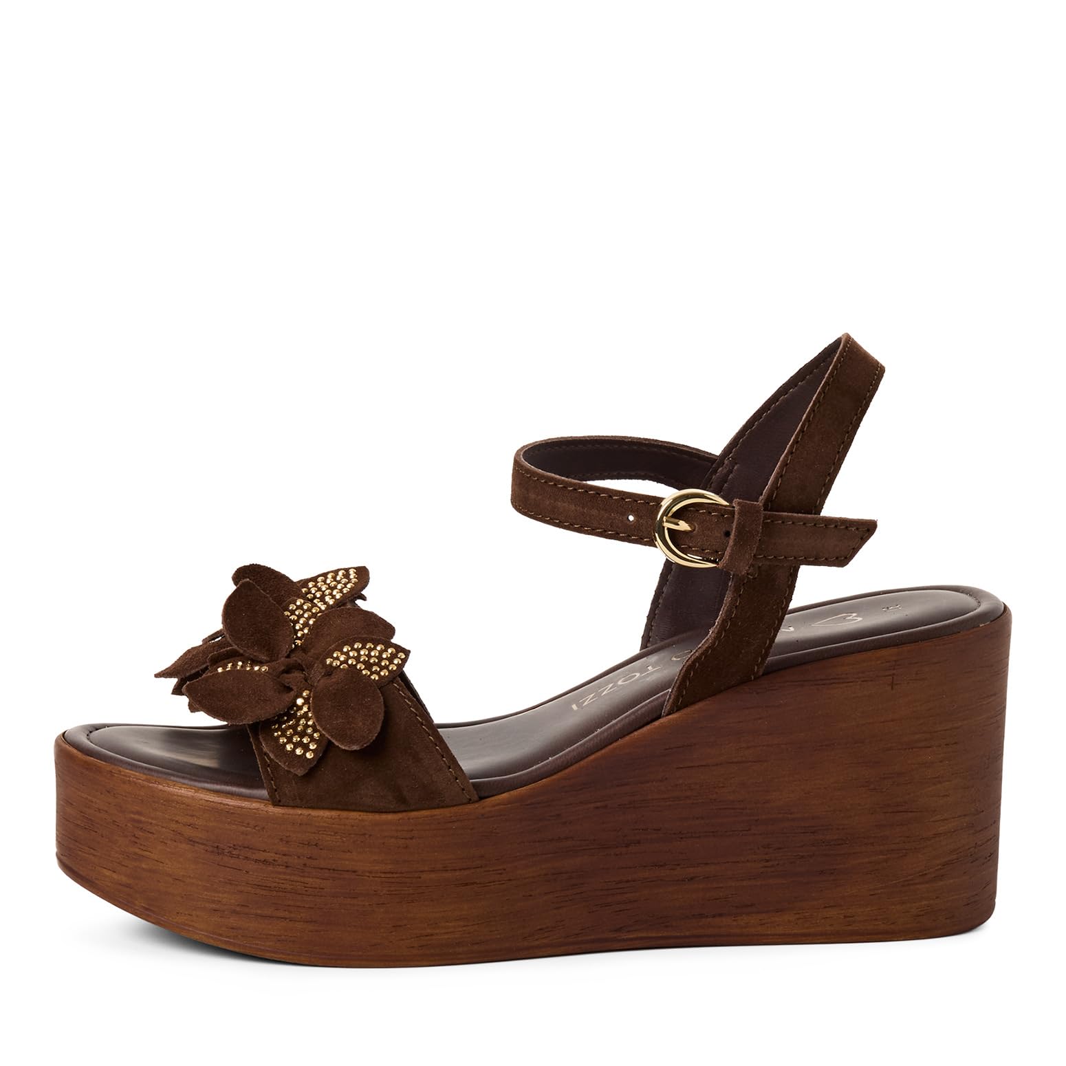 MARCO TOZZI Damen Sandale weiches Feel Me Fußbett Leder Modern