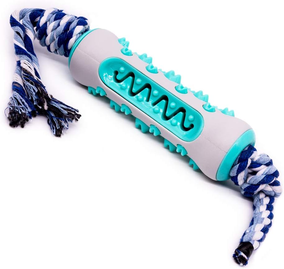 ToFarLife Dog Chew Toys, Dog Toothbrush Stick Toy, Dental Care Dog Teeth Cleaning Stick, Dog Rope Chew Toy for Small Medium Dogs, Dog…