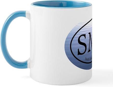 CafePress SML.Ovalsticker.Bluewater Mug 11 oz 325 ml Ceramic Coffee Mug