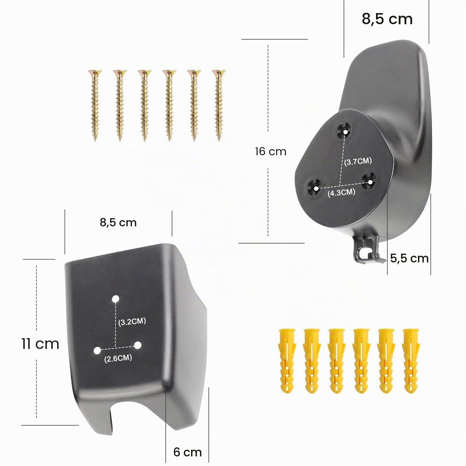 WANGCL Support de câble de charge EV Type 2 Organisateur de câble de charge adapté pour Wallbox Tesla Model 3 Model Y X S