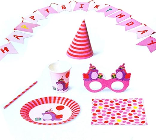 Amazon Co Jp バースデーパーティーセット フライングタイガー インスタ映え Birthdayparty Kit ホビー 通販