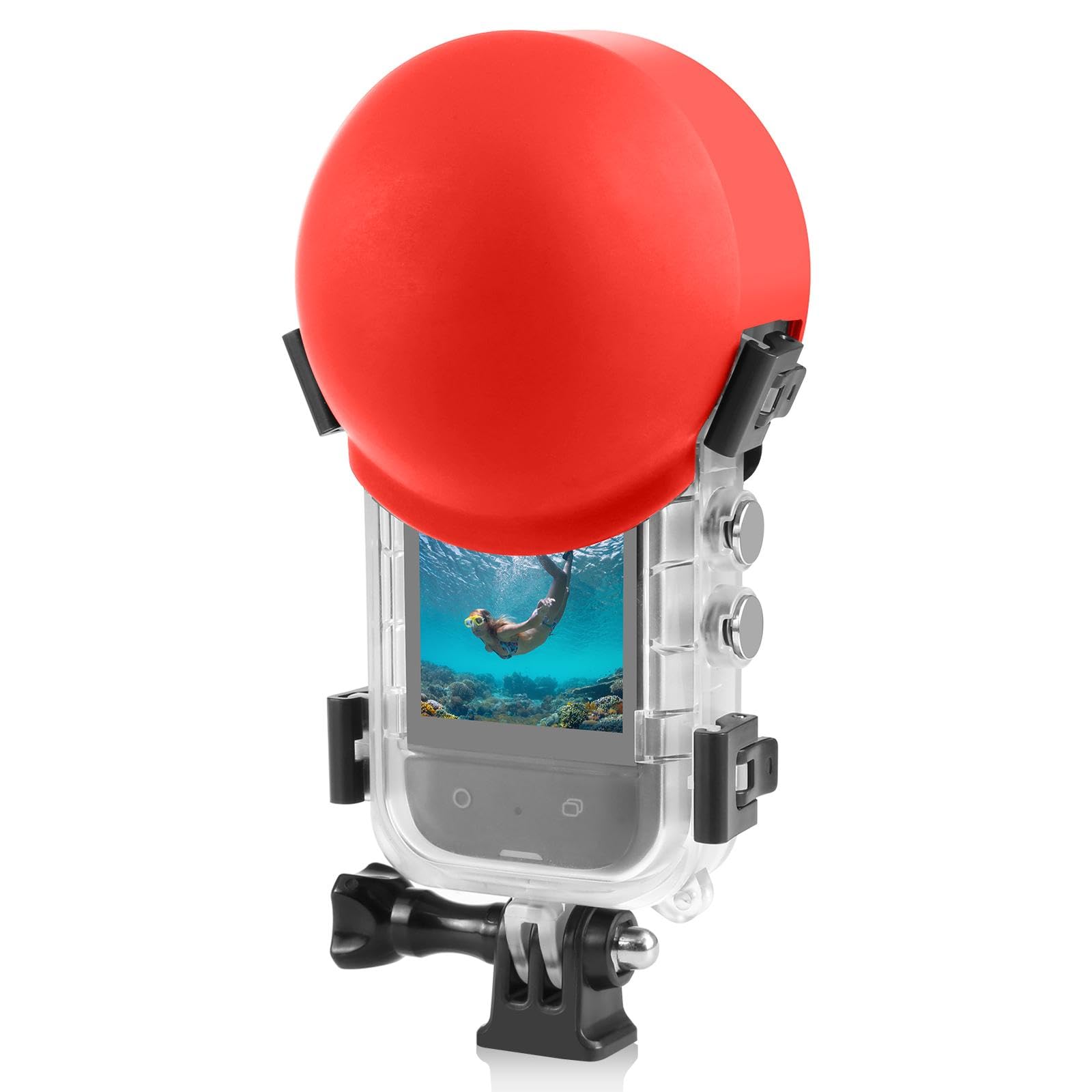Bouchon De Protection Silicone Pour Boîtier De Plongée Insta360 X5 – Anti-Rayures Et Chocs, Noir