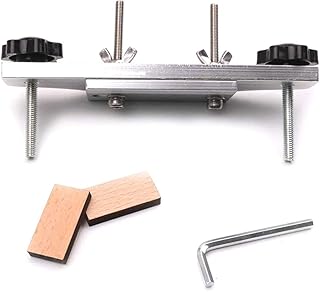 2023 Metal Guitar Bridge Clamp Stainless Steel Guitar Bridge Bonding Tool Accessory For Luthiers With 2 Wooden Block Guitar Parts Accessory