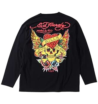 Ed Hardy　ロングカットソー　チュニック　サイズS 新品 Ed Hardy ロングカットソー チュニック サイズS 新品
