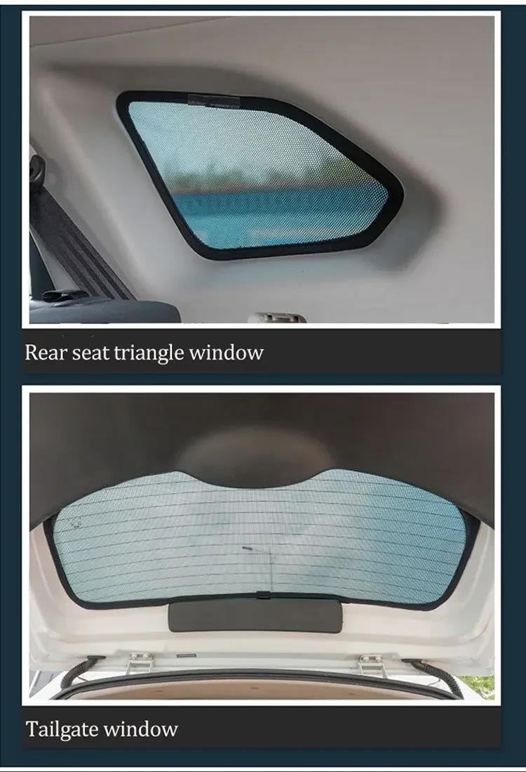 Parasoles de Coche Parasol Magnético para Ventana Lateral para Skoda para Kodiaq NS7 2017-2023 Sombrilla De Protección Solar Cortinas para Niños Coche Sun Shade Parasoles