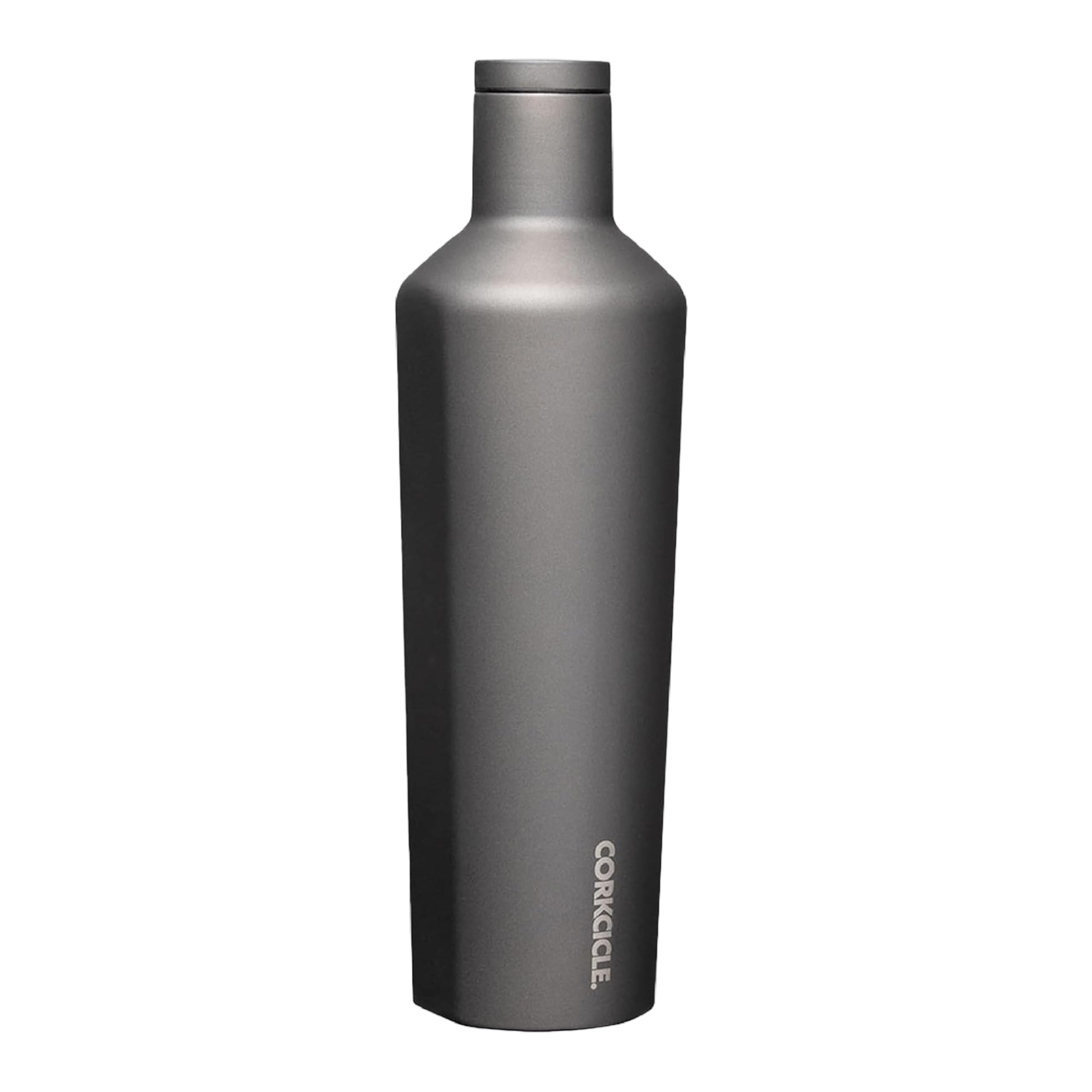 Corkcicle Classic Canteen Insulated Water Bottle - Stainless Steel Reusable Tumbler - Triple Insulated - Keeps Drinks Cold 25 Hours or Hot 12 Hours - Cupholder Friendly - Ceramic Slate - 25 oz