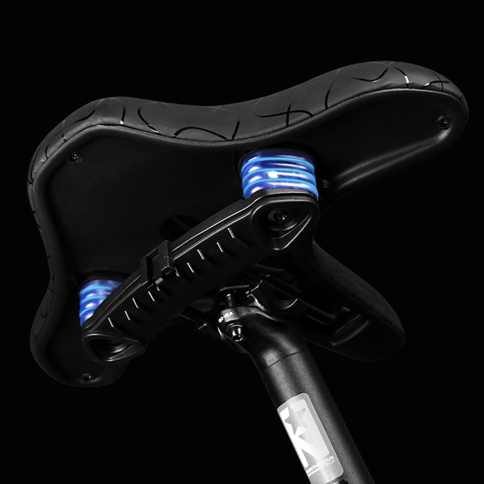 Sella per bicicletta allargata per bicicletta, impermeabile, in pelle PU, cuscino per bicicletta per donne e uomini, cuscino di ricambio per bici da ginnastica