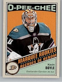 2019-20 O-Pee-Chee Retro Hockey #541 Kevin Boyle RC Rookie Card Anaheim Ducks Official NHL Trading Card From Upper Deck OPC