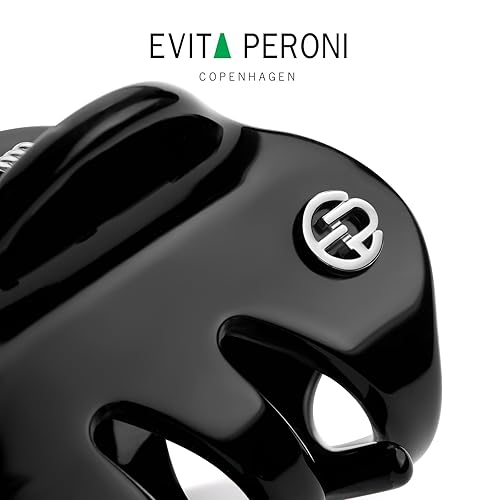 Miniatura 9 de EVITA PERONI Pinzas para el cabello clásicas pequeñas, coloridas, color negro, rosa, azul, resina para mujeres, adolescentes y niñas