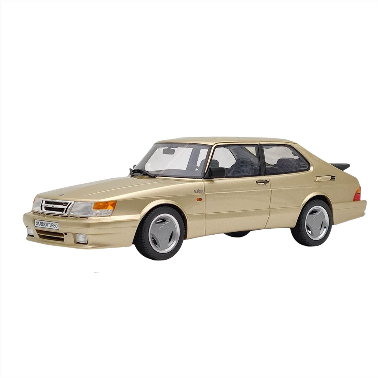 ALIXCE Classic Static Scale Models For Saab 900 Turbo T16 Airflow 1:18 Gold Diecast Resin Model Car Limited Fans Auto Toy Display Adult Gift Non RC Toys