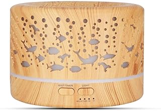 PLBB3K Humidificateur 700 ML de Grande capacité Aroma Diffuseur Aromathérapie Grain Grain Essential Diffuseur Ultrasonse Cool Brume Humidificateur pour Bureau Maison Humidificateur