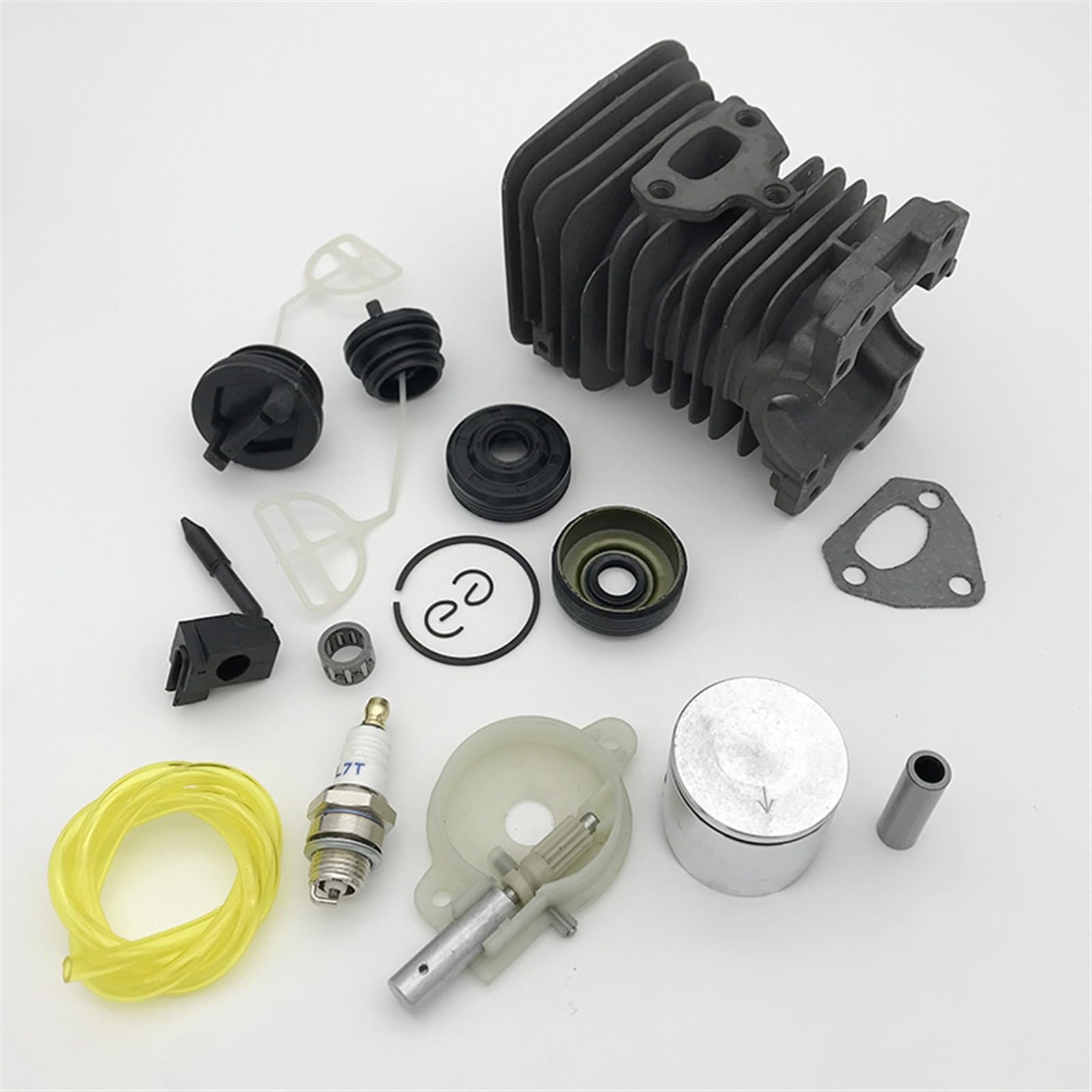 40mm Cylinder Piston Oil Seal Pump Gasket Spark Plug Kit Fit for Husqvarna 141 142 Chainsaw Spare Parts Tłok cylindra