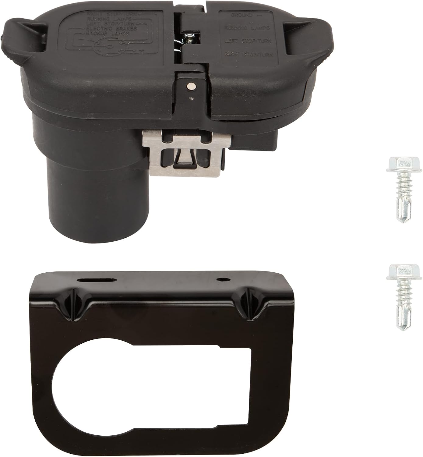 Rear Bumper Trailer Hitch Tow Plug Connector Compatible with 2011-2022 Dodge Ram 1500 2500 3500 Replaces 56055632AC 56055632AB 68573359AA 68014986AB 7-Pin