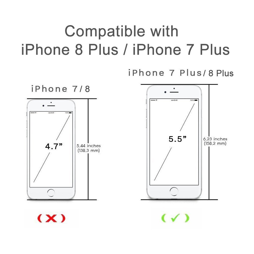 Amazon.com: TORU CX PRO for iPhone 8 Plus/iPhone 7 Plus Case