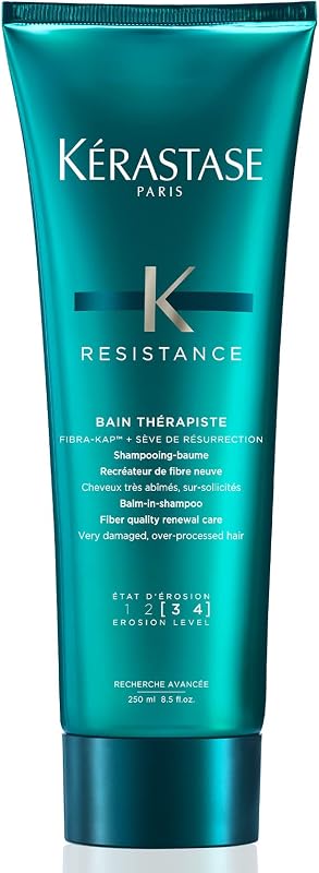 Resistance Bain Therapist Balm-in -Shampoo Fiber Quality Renewal Care, 15 Ounce
