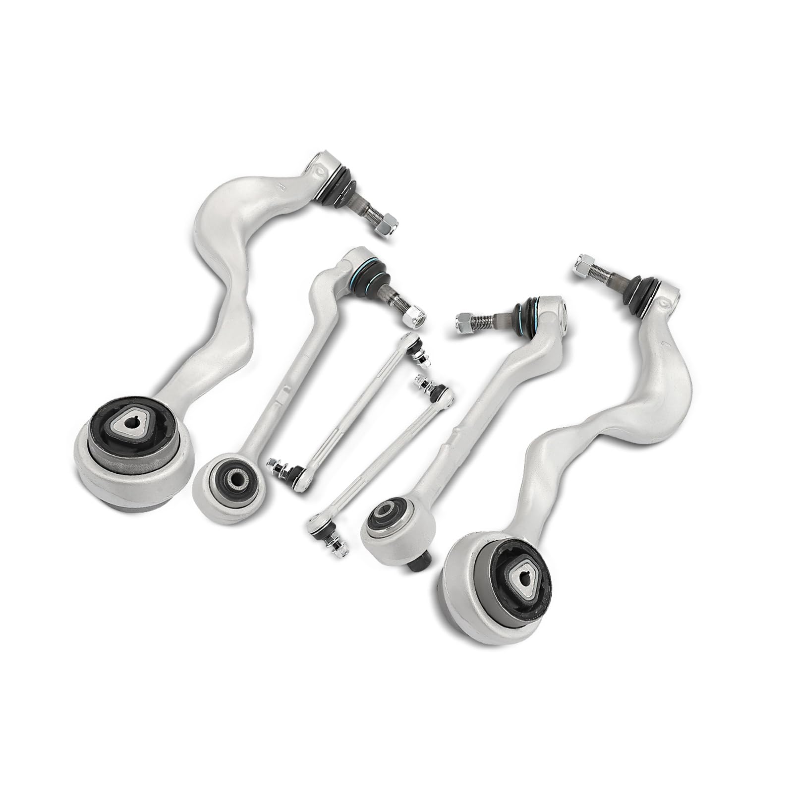 Frankberg 4 bras de suspension + 2 biellettes de barre stabilisatrice