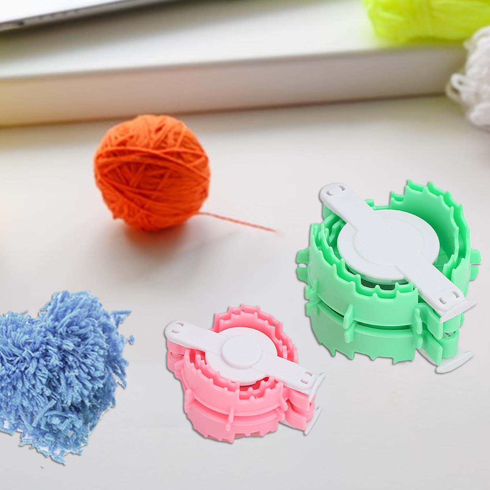 ROM Tricot Boule De Peluche 6Pcs Tisseur De Boule De Peluche Fabricant