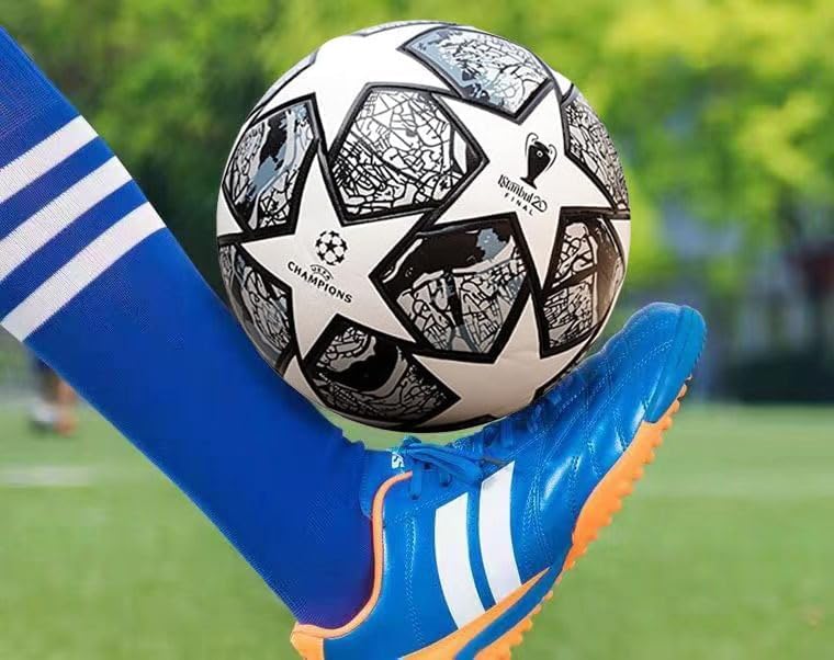 Miniatura 2 de Recuerdos para fanáticos del fútbol, bola de fútbol 2024, regalo de cumpleaños, tamaño 5, fanáticos del fútbol de la oficina, pelota de fútbol unida