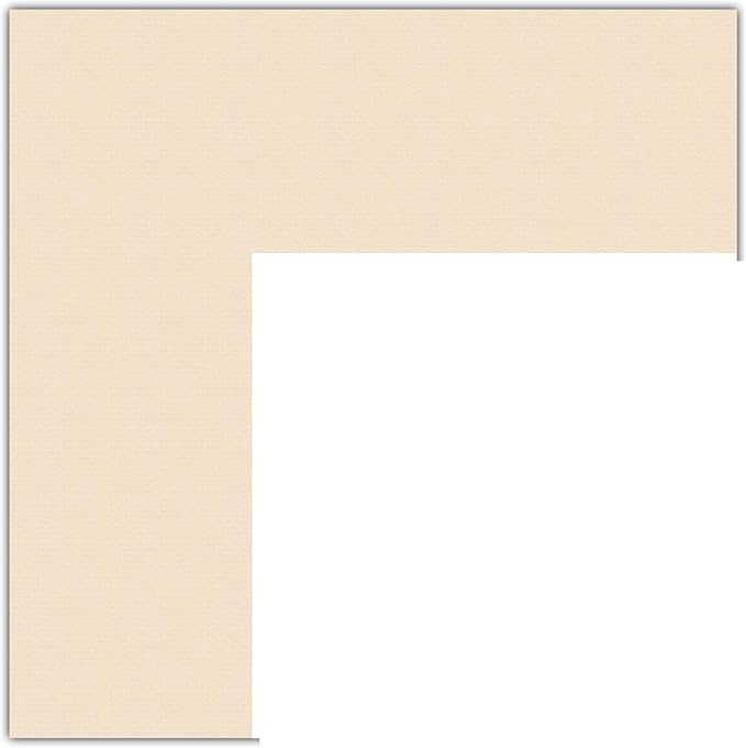 20x24 Beige / French Creme Custom Mat for Picture Frame