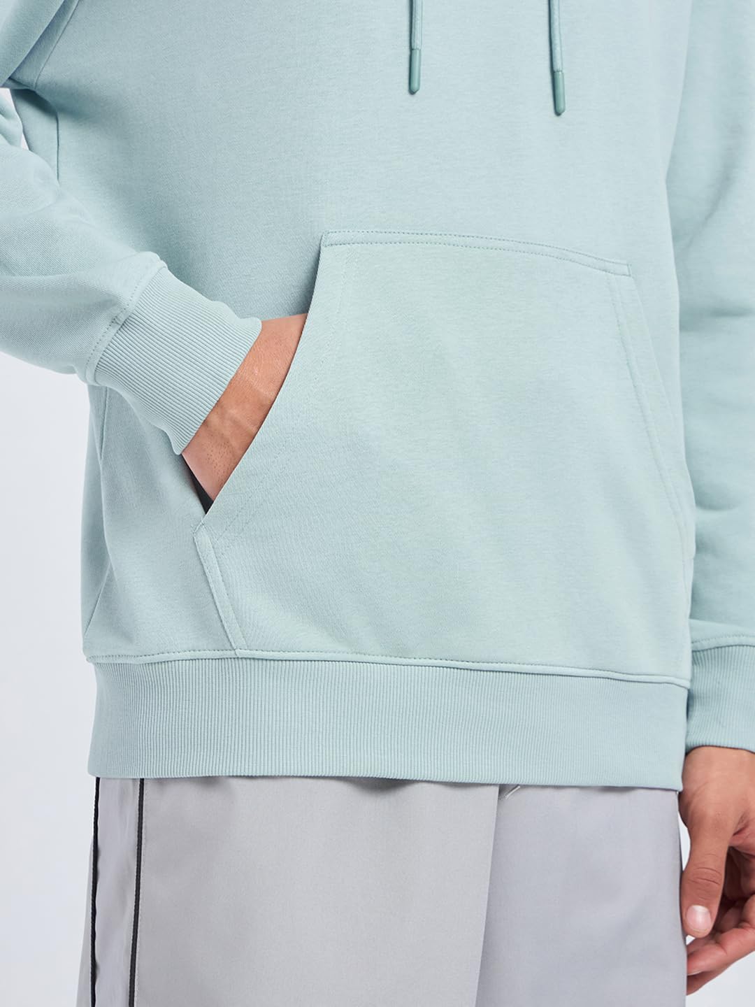 Bewakoof Oficjalna męska bluza z kapturem Garfield Merchandise z kapturem z pełnym rękawem z nadrukiem graficznym