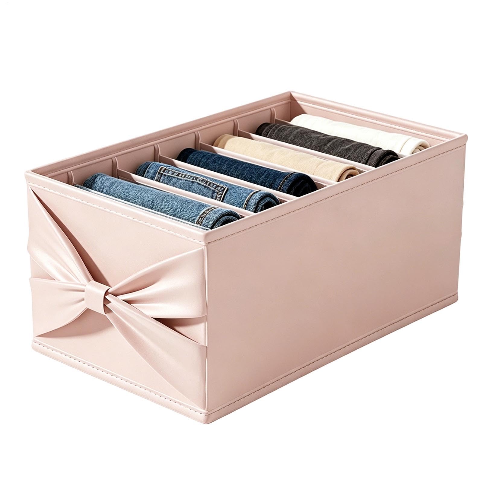 Contenedor Organizador de Ropa Solución De Almacenaje Para Armario Con | Contenedor De Almacenamiento Para Ropa Para Vaqueros Camisas Pantalones Hogar Apartamento Dormitorio