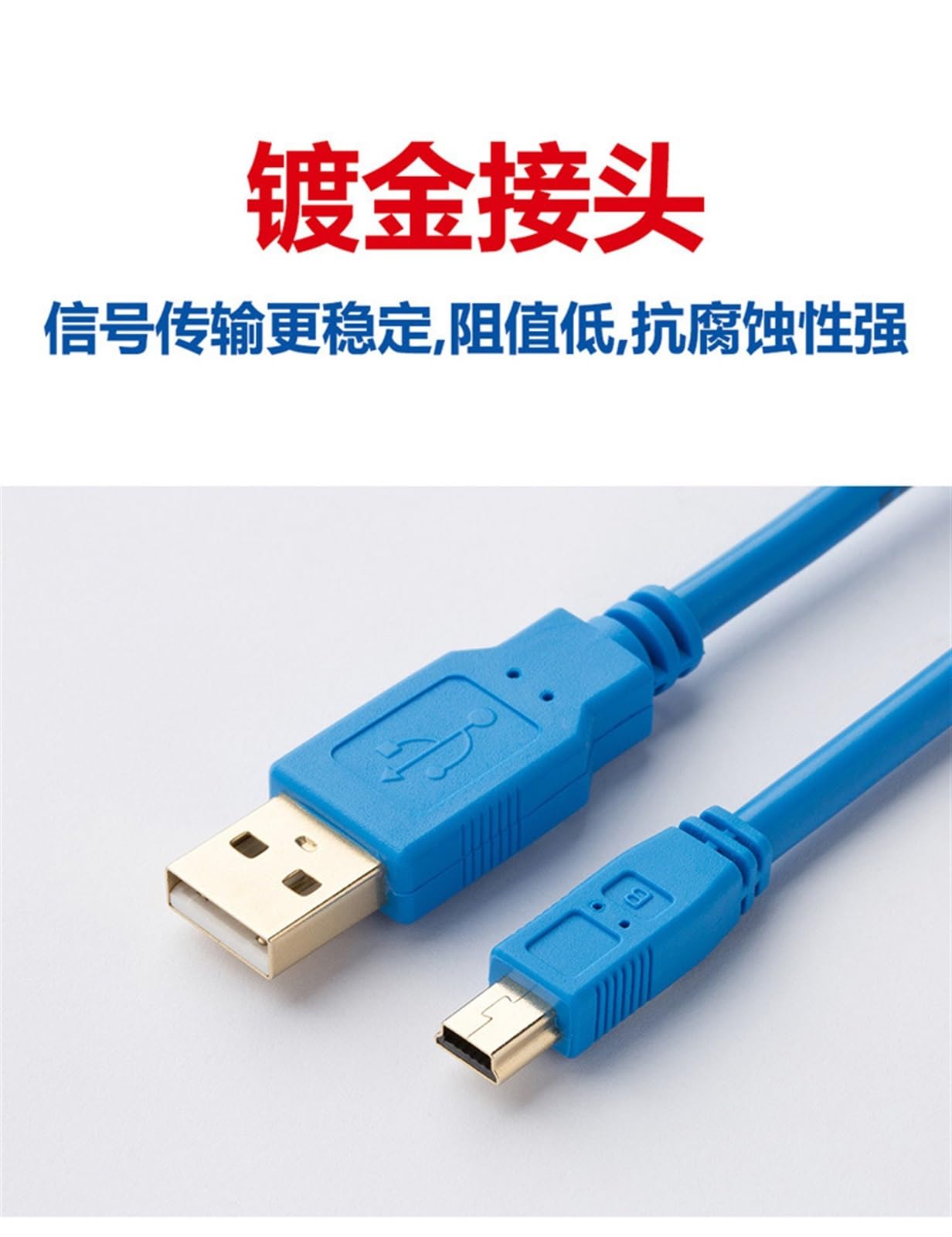 USB-Mini nadaje się do kabla programowego Mitsubishi serii Q PLC/kabel do transmisji danych/kabel komunikacyjny/kabel rozładowujący mini port(ADM3160 Chip,2m)