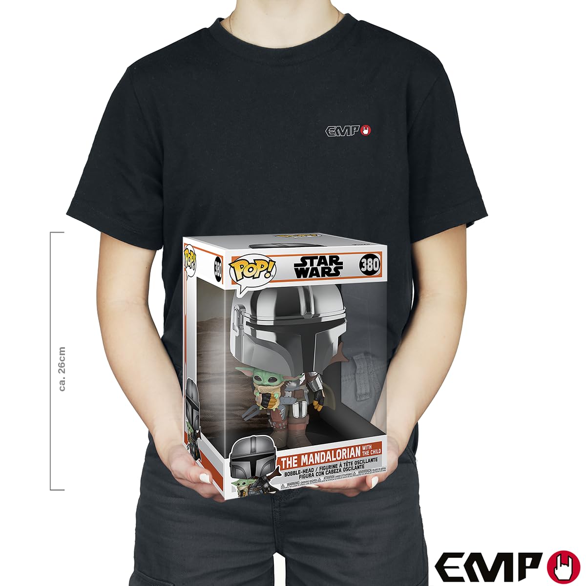 新品　ファンコポップ　マンダロリアンwithチャイルド 10インチVer. Funko Pop! /ファンコ ポップ】 クローム マンダロリアン with