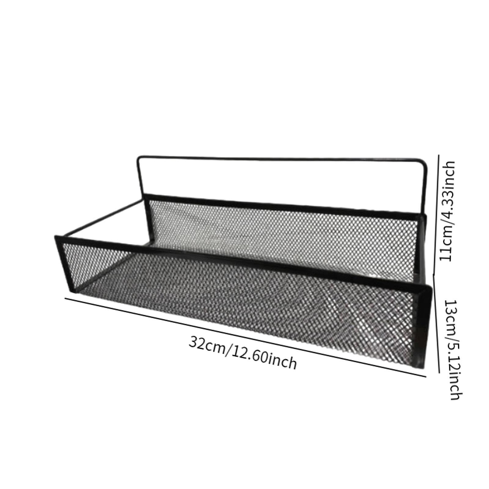 CALANDIS® Shower Organizer Iron Wire Storage Basket for Living Room Countertop Cabinet Black | Storage Bins & Baskets | Home Organization | Household Supplies & Cleaning 3