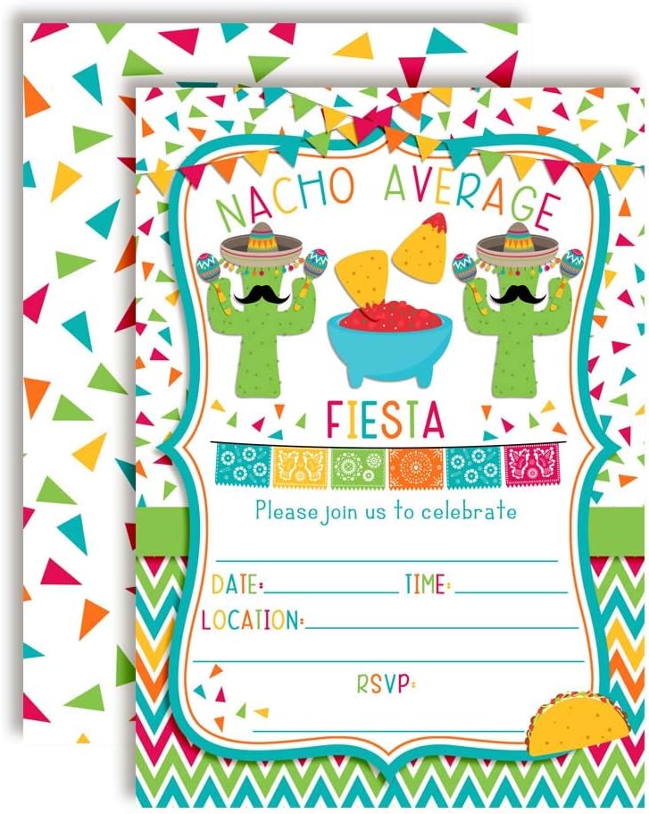 Buy Nacho Average Party Chips, Dip & Taco Themed Fiesta Birthday Party
