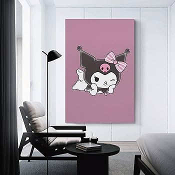 Amazon.co.jp: クロミ アートポスター 飾り絵 かわいい